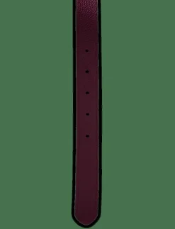 Logo Reversible Leather Skinny Belt - Skärp