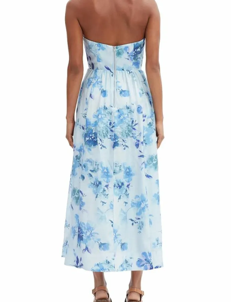 LOLA CORSET MIDI DRESS - Midiklänningar