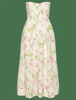 LOLA CORSET MIDI DRESS - Midiklänningar