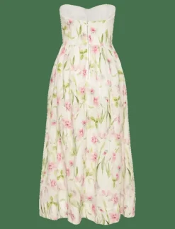 LOLA CORSET MIDI DRESS - Midiklänningar