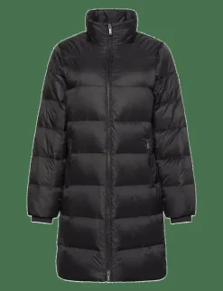 LONG DOWN JACKET WITH FUR - Dunkappor