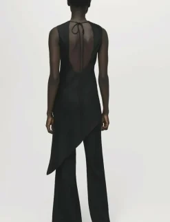 Long flared trousers - Utsvängda byxor