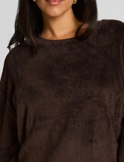 Longsleeved Top Fluffy Fleece - Överdelar