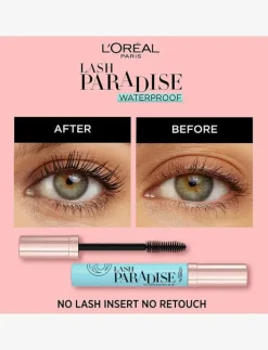 L'Oréal Paris Lash Paradise Waterproof Mascara Black - Ögon