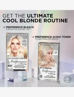 L'Oréal Paris Préférence Le Blonding Toner Platinum Ice - Hårvård