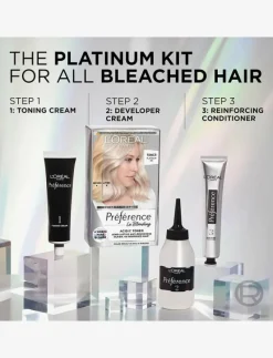 L'Oréal Paris Préférence Le Blonding Toner Platinum Ice - Hårvård