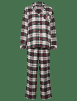 LRL L/s Notch collar long pant pj s - Pyjamas
