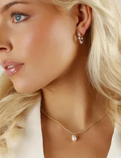 Lucy oval ear g/white - Onesize - Hoops