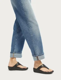 LULU LEATHER TOEPOST - Kilklackar