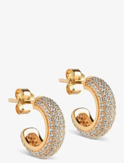 Luna Mini Sparkling Hoops - Hoops