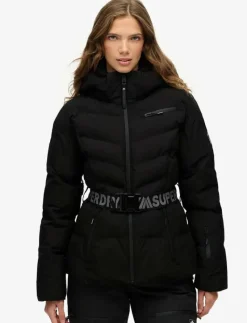 LUXE BELTED SKI PADDED JACKET - Skidjackor