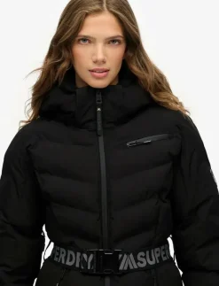 LUXE BELTED SKI PADDED JACKET - Skidjackor