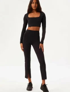 Luxe Split Hem Legging - Leggings