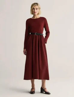 Madde long sleeve dress - Midiklänningar