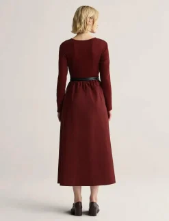 Madde long sleeve dress - Midiklänningar
