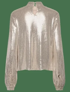Maia Sequin Blouse - Långärmade blusar