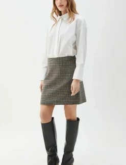 MARIT checked skirt - Korta kjolar