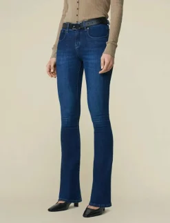 Melrose 5707 Marconi Mist - Utsvängda jeans