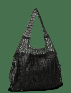 Mesh pattern shopper bag - Totes