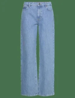 Mid-Waist Straight-Leg Jeans - Vida byxor