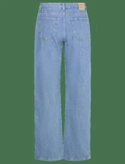 Mid-Waist Straight-Leg Jeans - Vida byxor