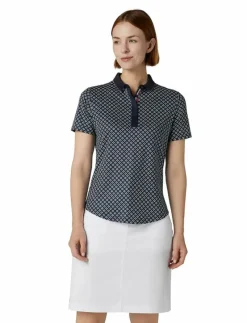 Mini Geo Floral Polo - Pikéer
