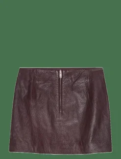 MINI LEATHER SKIRT - Korta kjolar