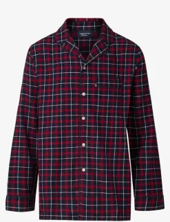 Miranda Organic Cotton Checked Flannel Pajama Set - Pyjamas