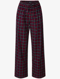 Miranda Organic Cotton Checked Flannel Pajama Set - Pyjamas