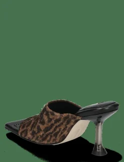 Miri Animal Print Mules Sandals - Sandaler
