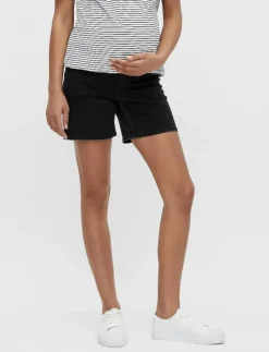 MLAMY SKINNY BLACK SHORTS V. - Jeansshorts