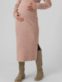 MLISLA KNIT MIDI SKIRT HW - Midi kjolar