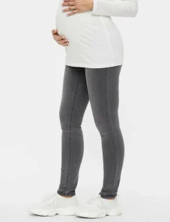 MLLOLA SLIM GREY JEANS - Slim jeans
