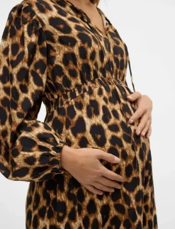 MLNALENE LS WO DRESS ABK - Midiklänningar