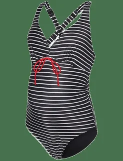 MLNEWJOSE STRIPE SWIMSUIT RECYCLED A. - Baddräkter