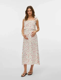 MLORA LIA STRAP WO TOP 2F - Linnen