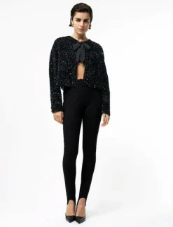 MONET SEQUIN TIE CARDIGAN - Korta kavajer