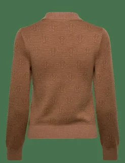 MONOGRAM KNIT POLO - Stickat