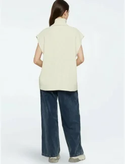 Naja knit vest 9954 - Linnen