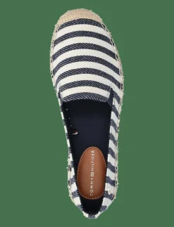 NAUTICAL STRIPE ESPADRILLE - Platta espadriller