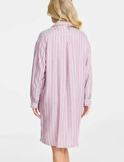 Nightdress long sl - Nattlinnen