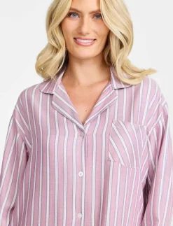 Nightdress long sl - Nattlinnen