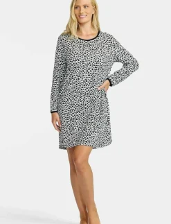 Nightdress long sl - Nattlinnen