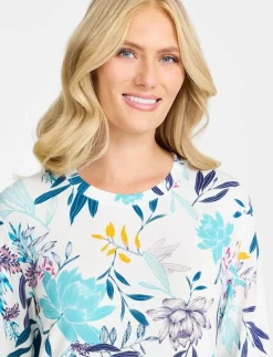 Nightdress long sl - Nattlinnen