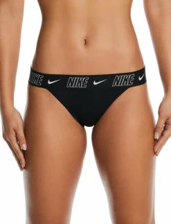 Nike Logo Tape Banded Bikini Bottom - Bikinis