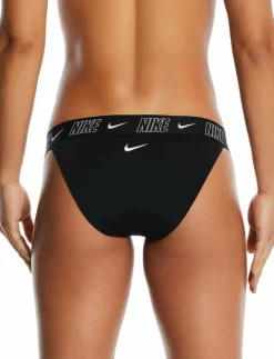 Nike Logo Tape Banded Bikini Bottom - Bikinis