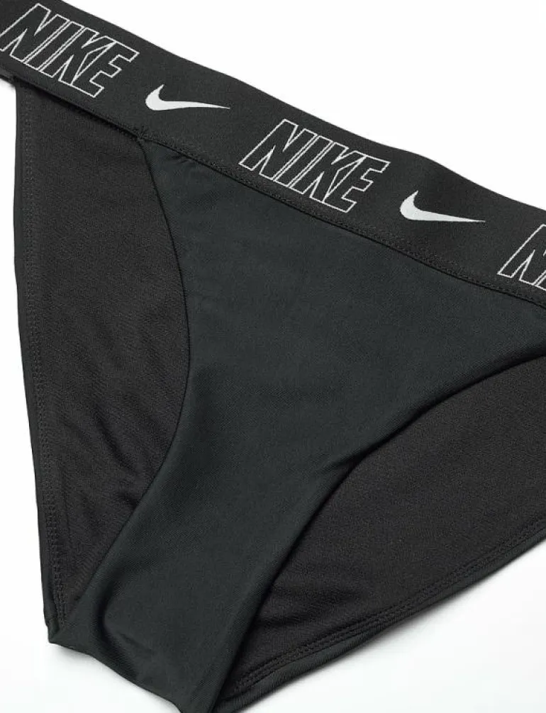 Nike Logo Tape Banded Bikini Bottom - Bikinis