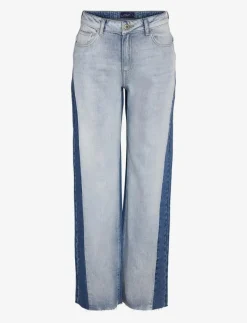 NMRINNA NW WIDE JEANS COLORBLOCK - Vida byxor