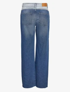 NMRINNA NW WIDE JEANS COLORBLOCK - Vida byxor