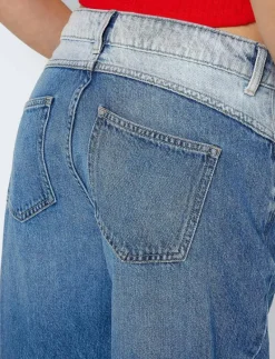 NMRINNA NW WIDE JEANS COLORBLOCK - Vida byxor